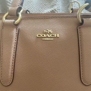 Coach Handbag, Light Pink/Rose color.